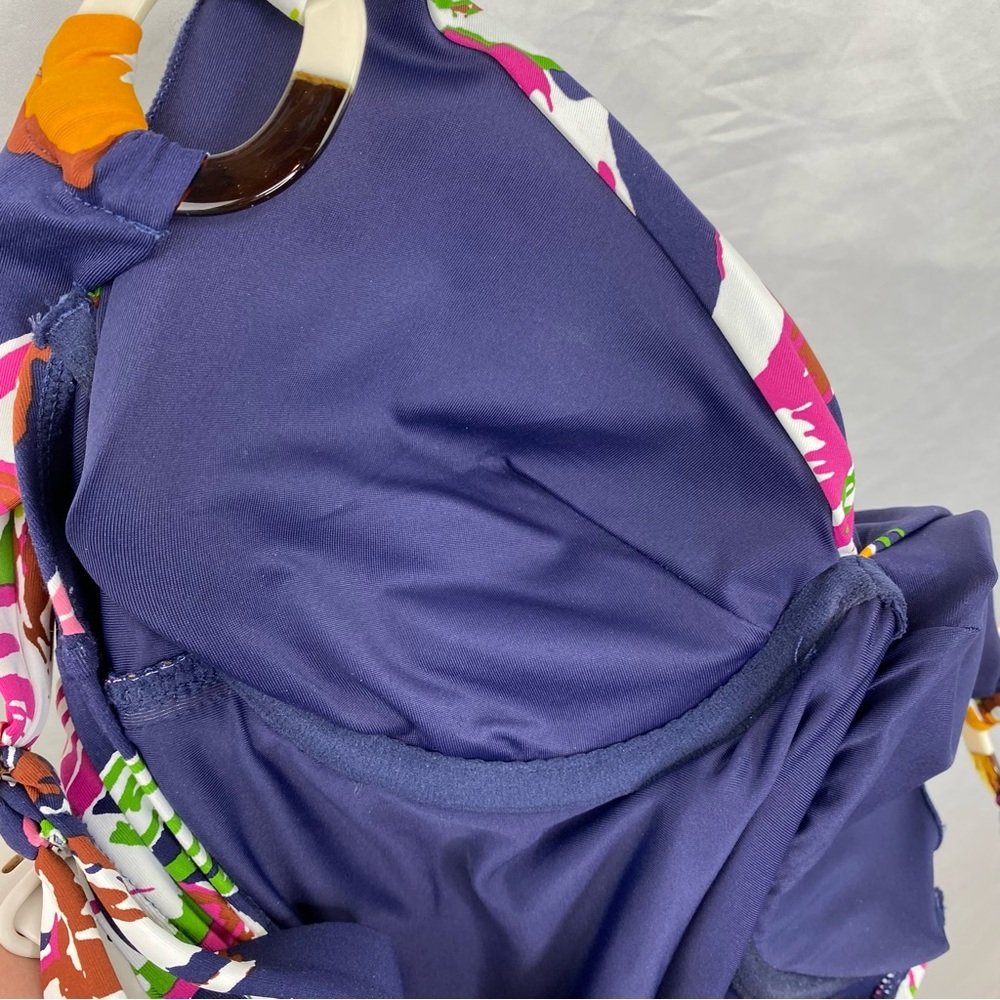 Anne Cole Petal Parsley Retro Underwire Tankini Twist Front New 32DD / 34D - Picture 6 of 10